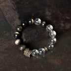 Original Retro Bbsidian White Crystal Bracelet
