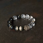 Original Retro Bbsidian White Crystal Bracelet