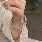 Original Double Circle Candy Agate bracelet.