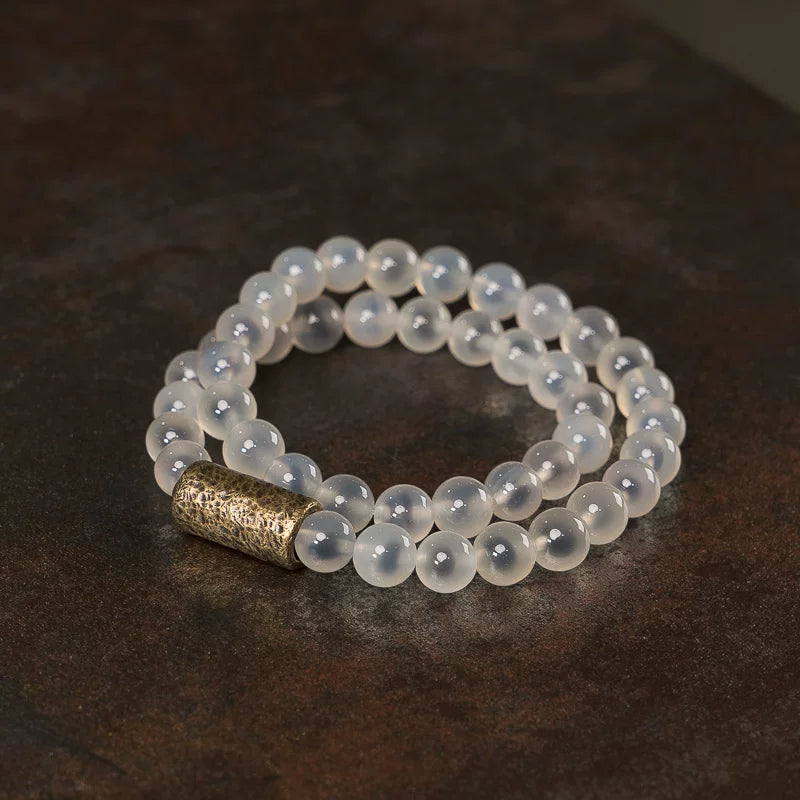 Original Double Circle Candy Agate bracelet.