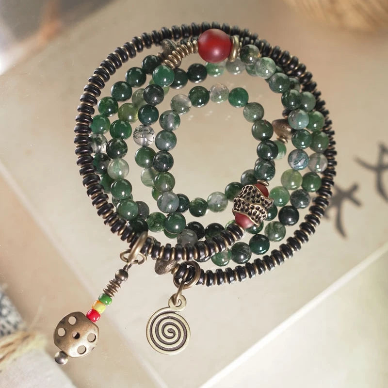 Original Retro Aquatic Agate Bracelet