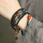 Original Retro Aquatic Agate Bracelet