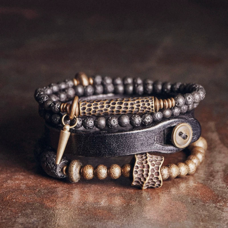 Original Volcanic Stone Chain set