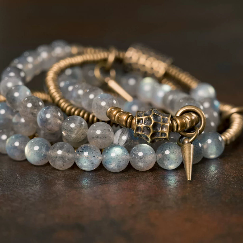 Original Design Grey Moonstone Bracelet.