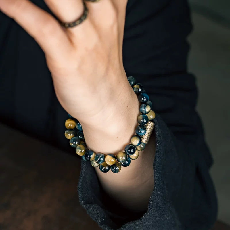 Original Design Blue Tiger's Eye Bracelet
