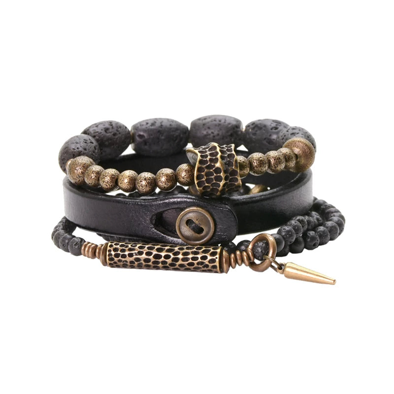 Original Volcanic Stone Chain set