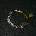 Original Design Ice-Clear Irregular Clear Quartz Bracelet