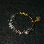 Original Design Ice-Clear Irregular Clear Quartz Bracelet