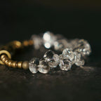 Original Design Ice-Clear Irregular Clear Quartz Bracelet