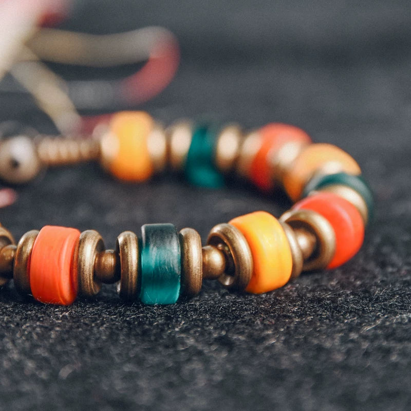 Original Design Glazed Bead Bracelet.